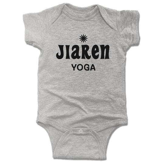 JIAREN YOGA STUDIO | GRAY ONESIE | LOGO