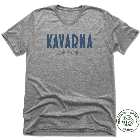 KAVARNA | UNISEX GRAY Recycled Tri-Blend | LOGO