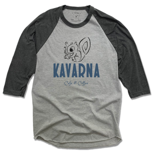 KAVARNA | GRAY 3/4 SLEEVE | SQUIRREL