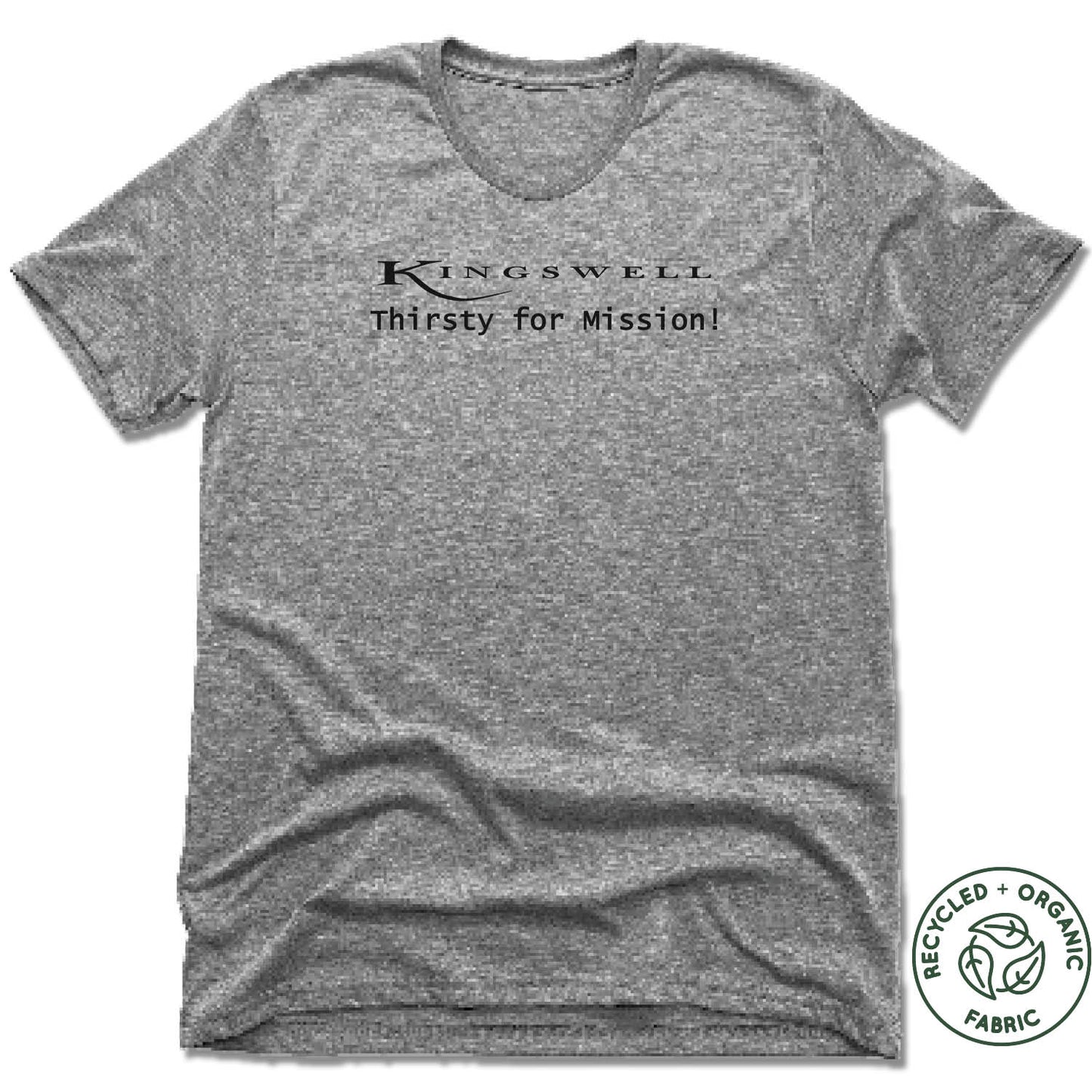 KINGSWELL | UNISEX GRAY Recycled Tri-Blend | MISSION