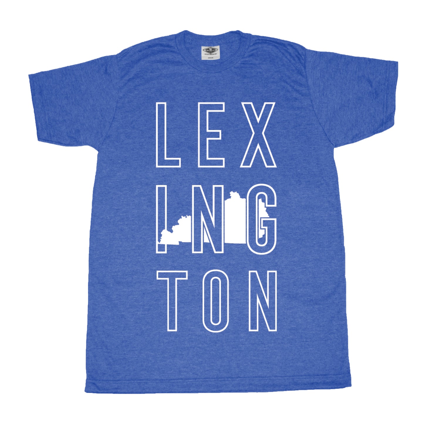 KENTUCKY BLUE TEE | LEXINGTON | STACKED