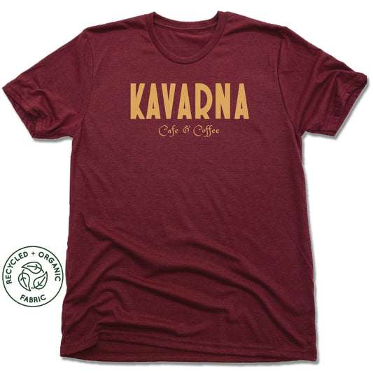KAVARNA | UNISEX VINO RED Recycled Tri-Blend | LOGO