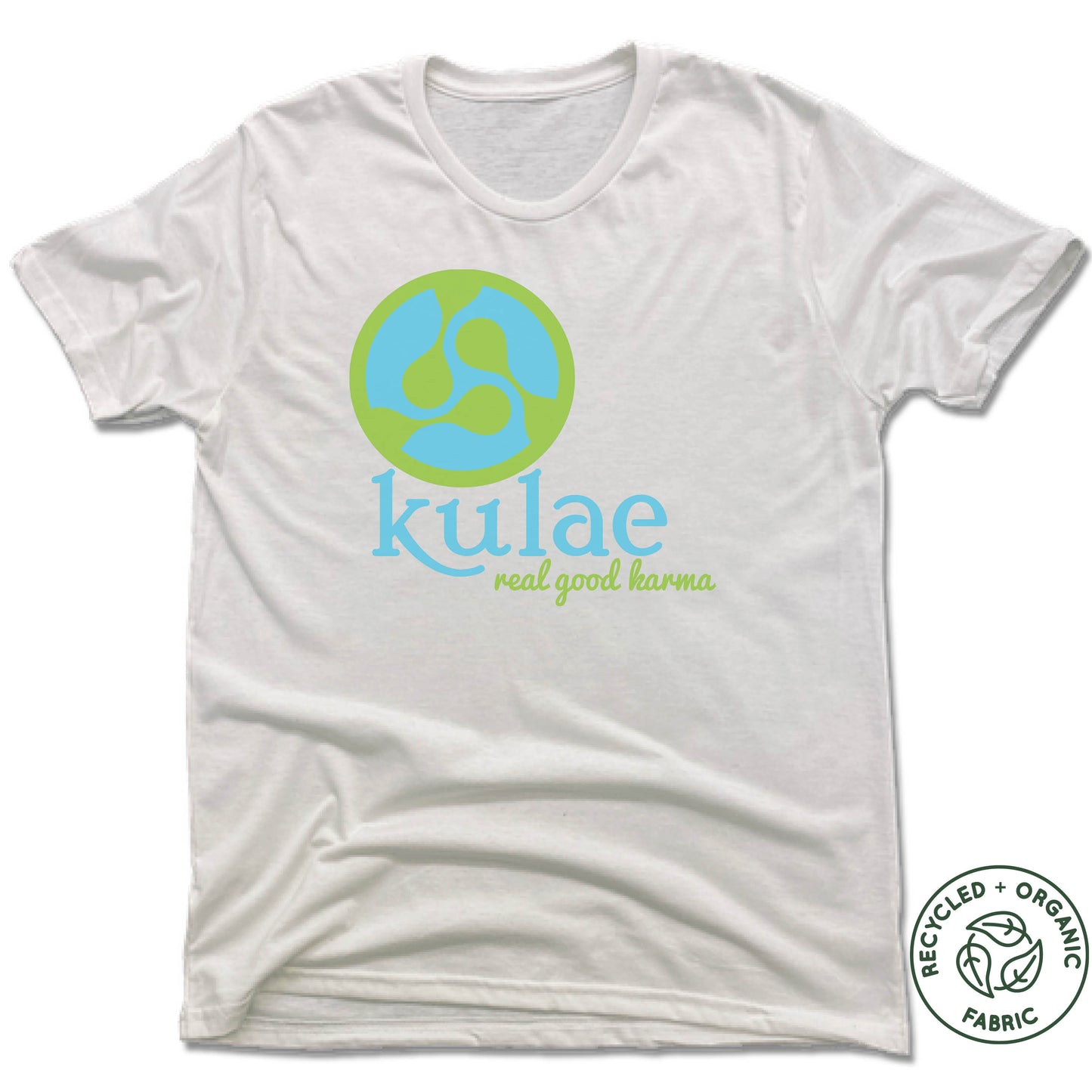 KULAE YOGA | UNISEX WHITE Recycled Tri-Blend | KULAE LOGO