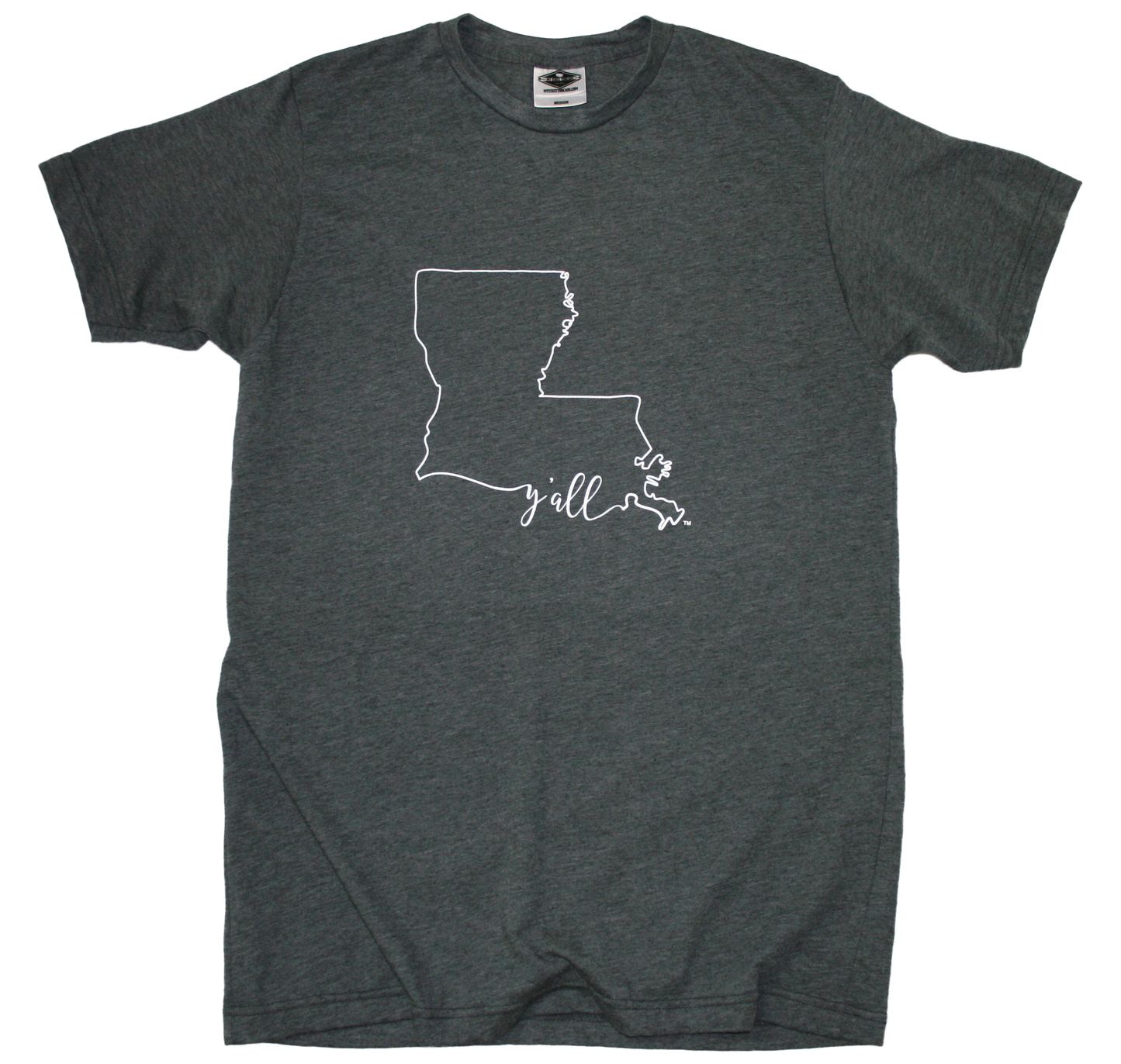 LOUISIANA TEE | CALLIGRAPHY OUTLINE | Y'ALL