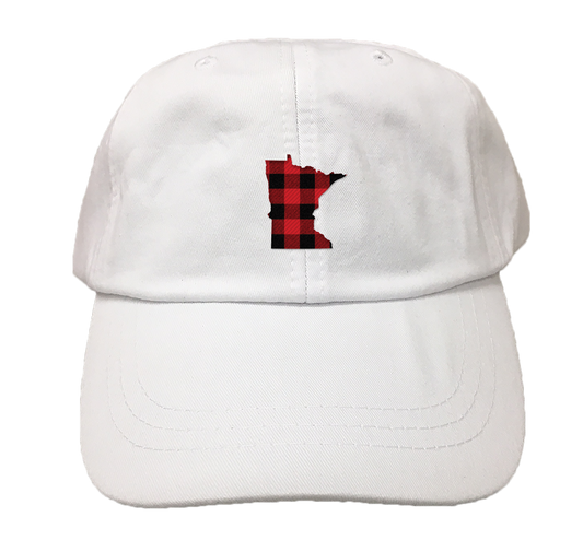 Minnesota White HAT | Buffalo Plaid State