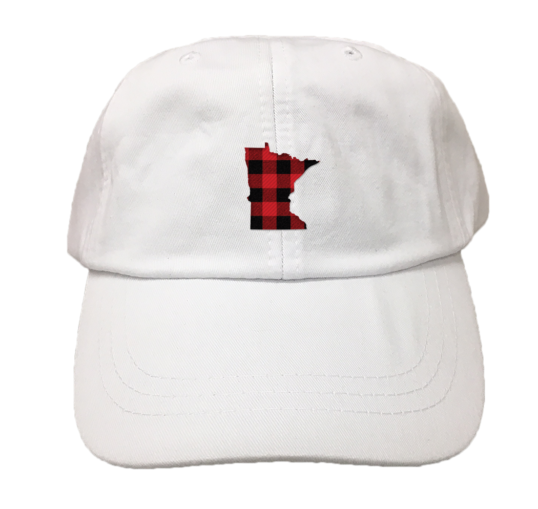 Minnesota White HAT | Buffalo Plaid State