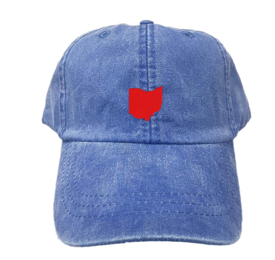 OHIO Royal Blue HAT | State Only | Red