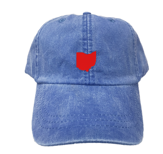 OHIO Royal Blue HAT | State Only | Red