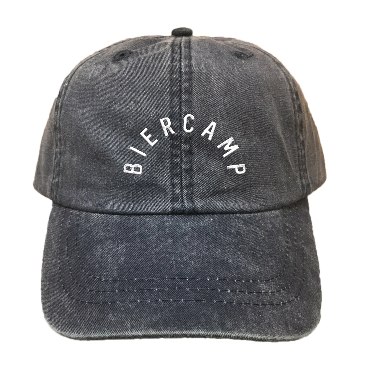 BIERCAMP | EMBROIDERED BLACK HAT | LOGO
