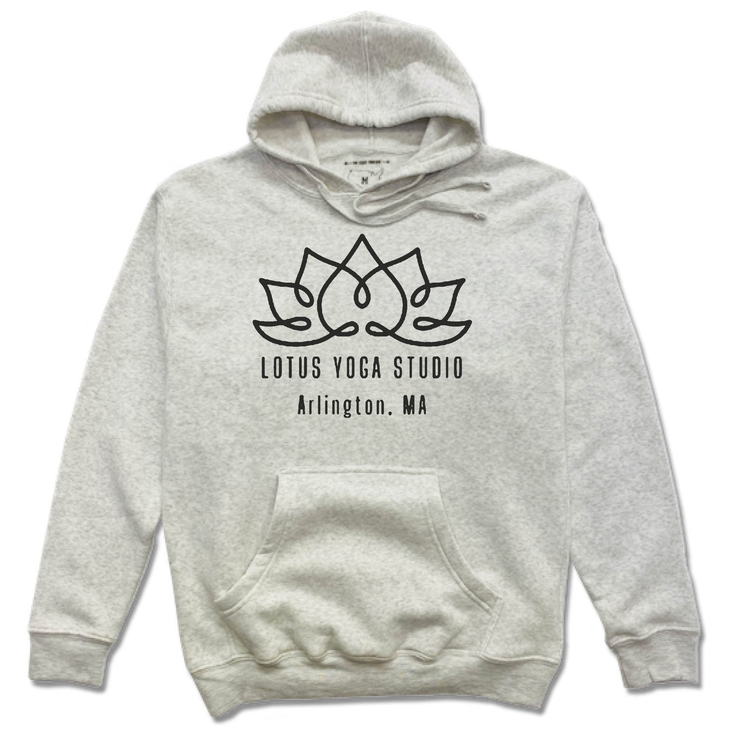 LOTUS YOGA STUDIO | HOODIE | BLACK LOGO