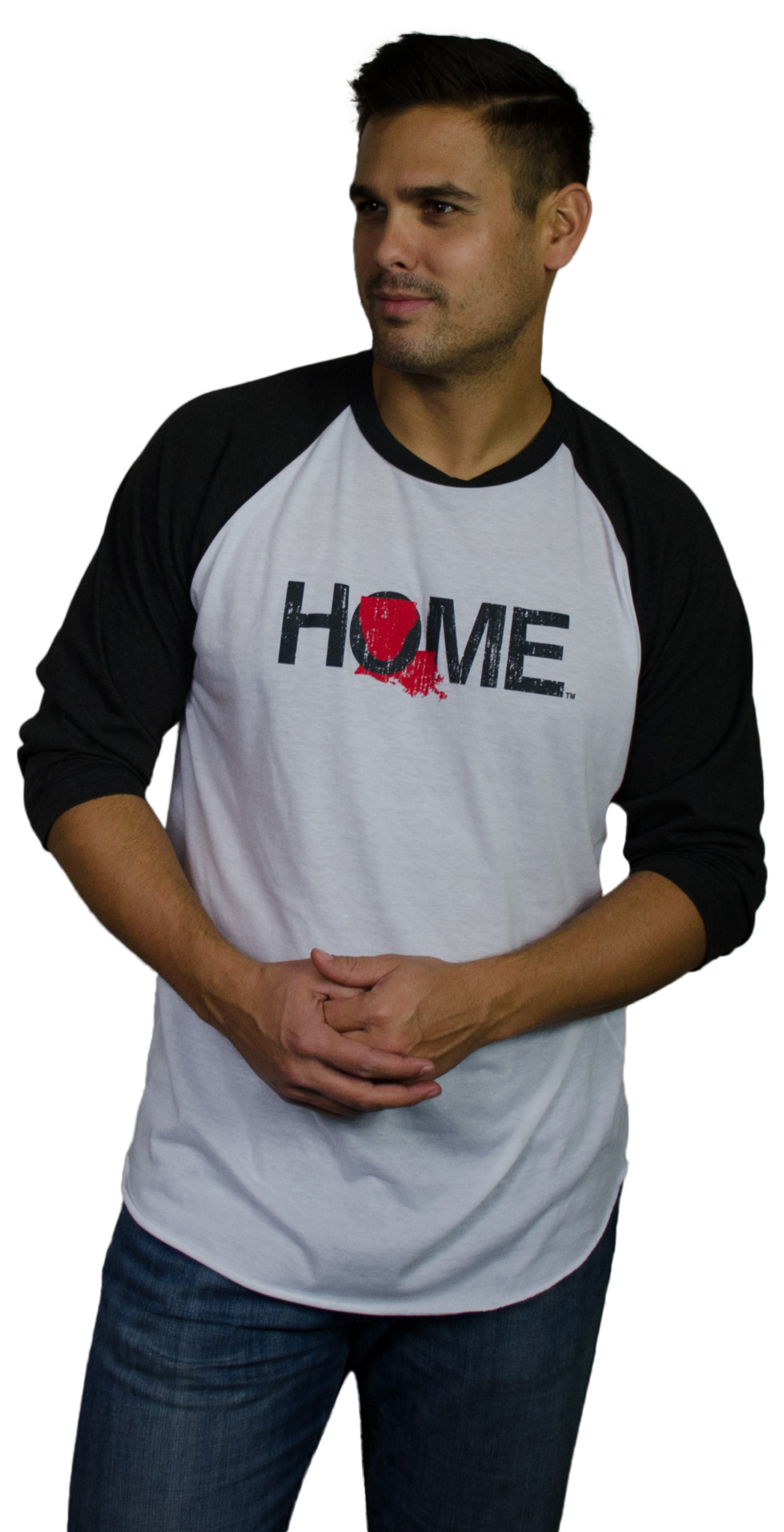 LOUISIANA 3/4 SLEEVE | HOME | RED - My State Threads