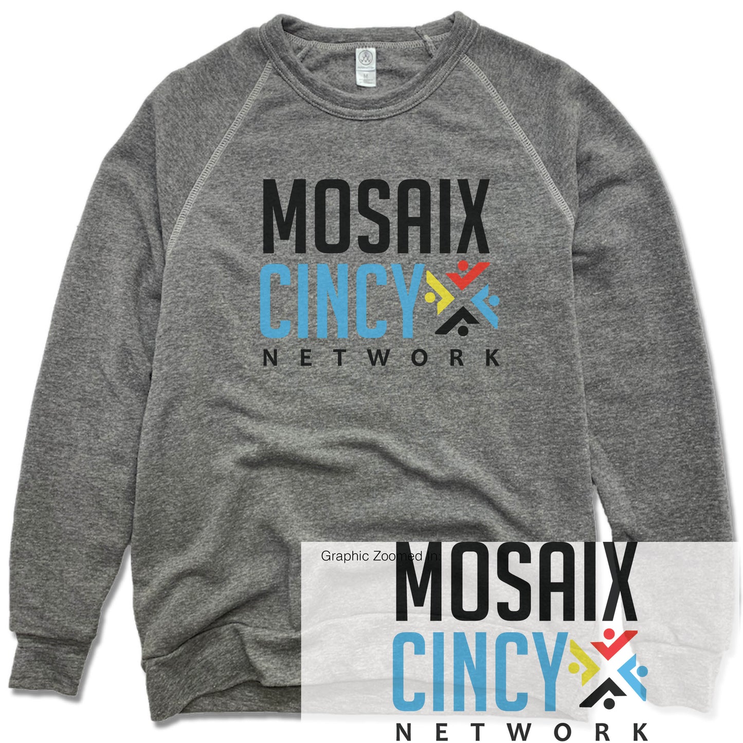 MOSAIX CINCY NETWORK | FLEECE SWEATSHIRT | COLOR LOGO
