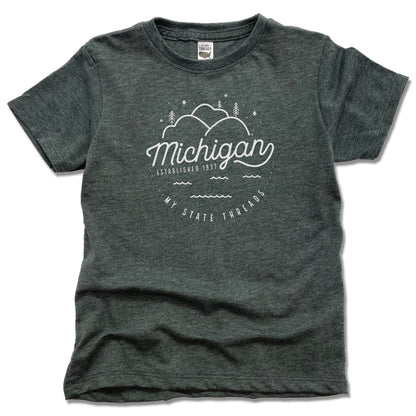 MICHIGAN | KIDS TEE | CREST