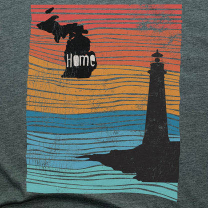 MICHIGAN | KIDS TEE | HOME LINE ART