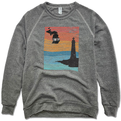 MICHIGAN | FLEECE SWEATSHIRT | HOME LINE ART