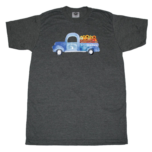 Michigan Fall Homegrown Truck - Unisex Tee