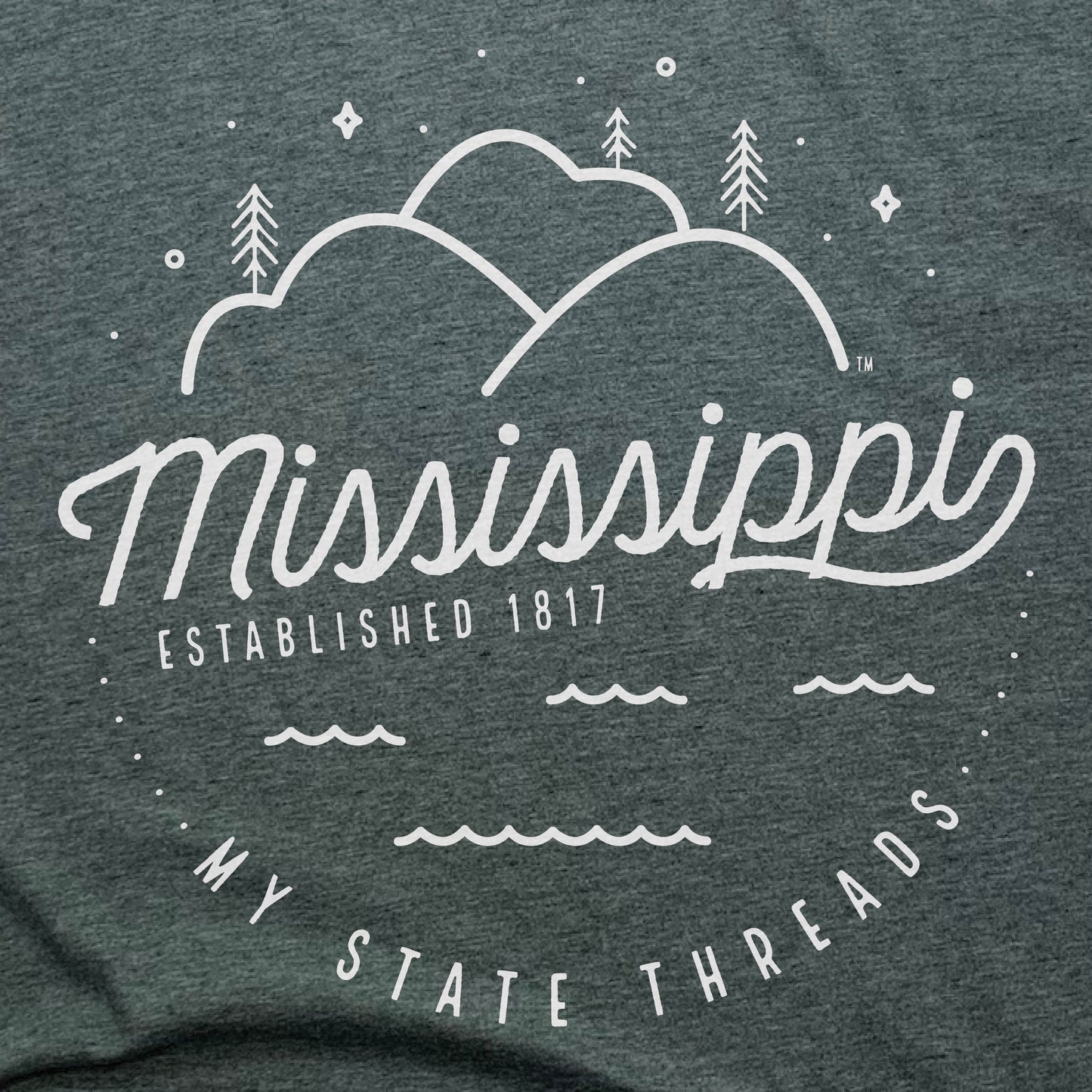 MISSISSIPPI | KIDS TEE | CREST