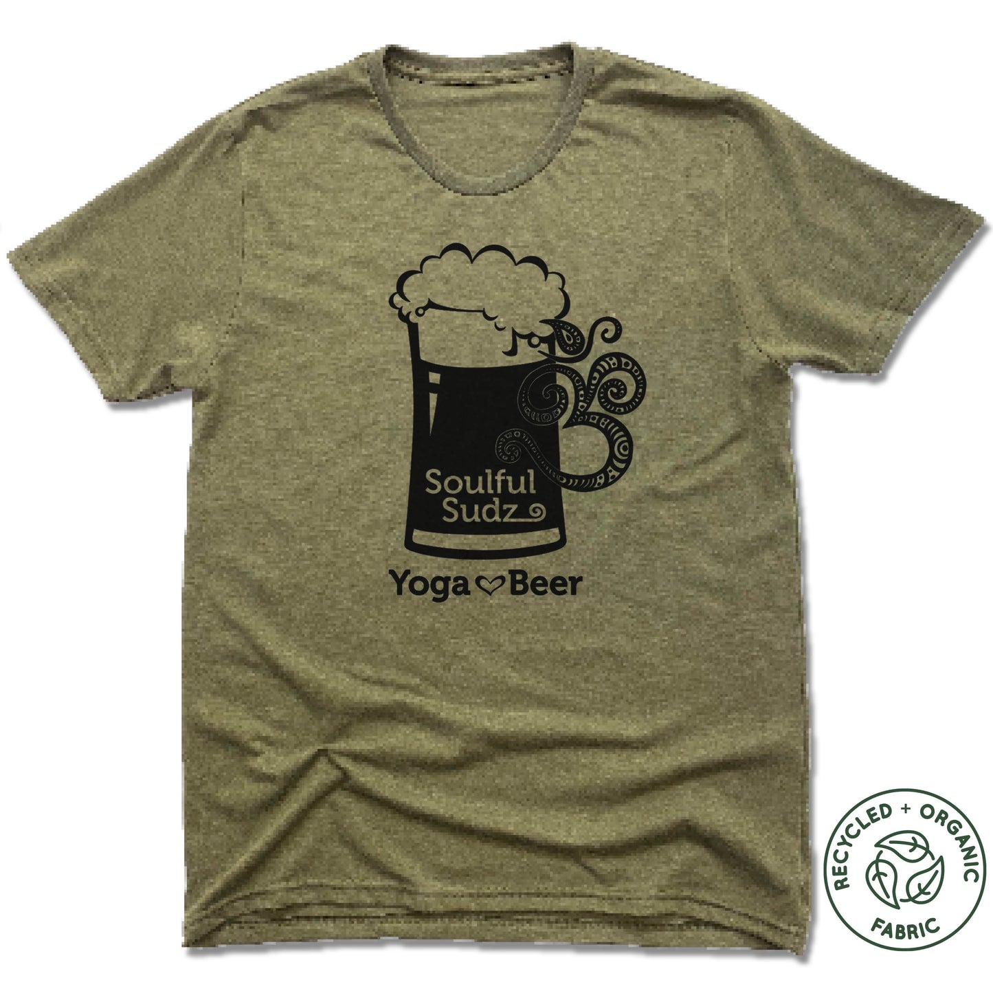 Muskegon Yoga | UNISEX OLIVE Recycled Tri-Blend | Sudz