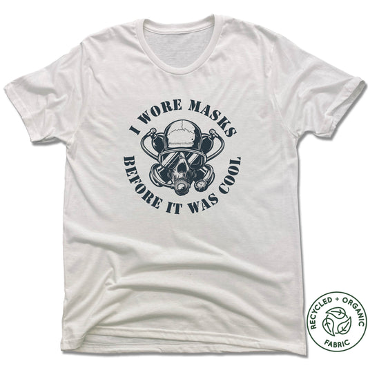 MAYAN DIVERS | UNISEX WHITE Recycled Tri-Blend | I WORE MASKS BEFORE