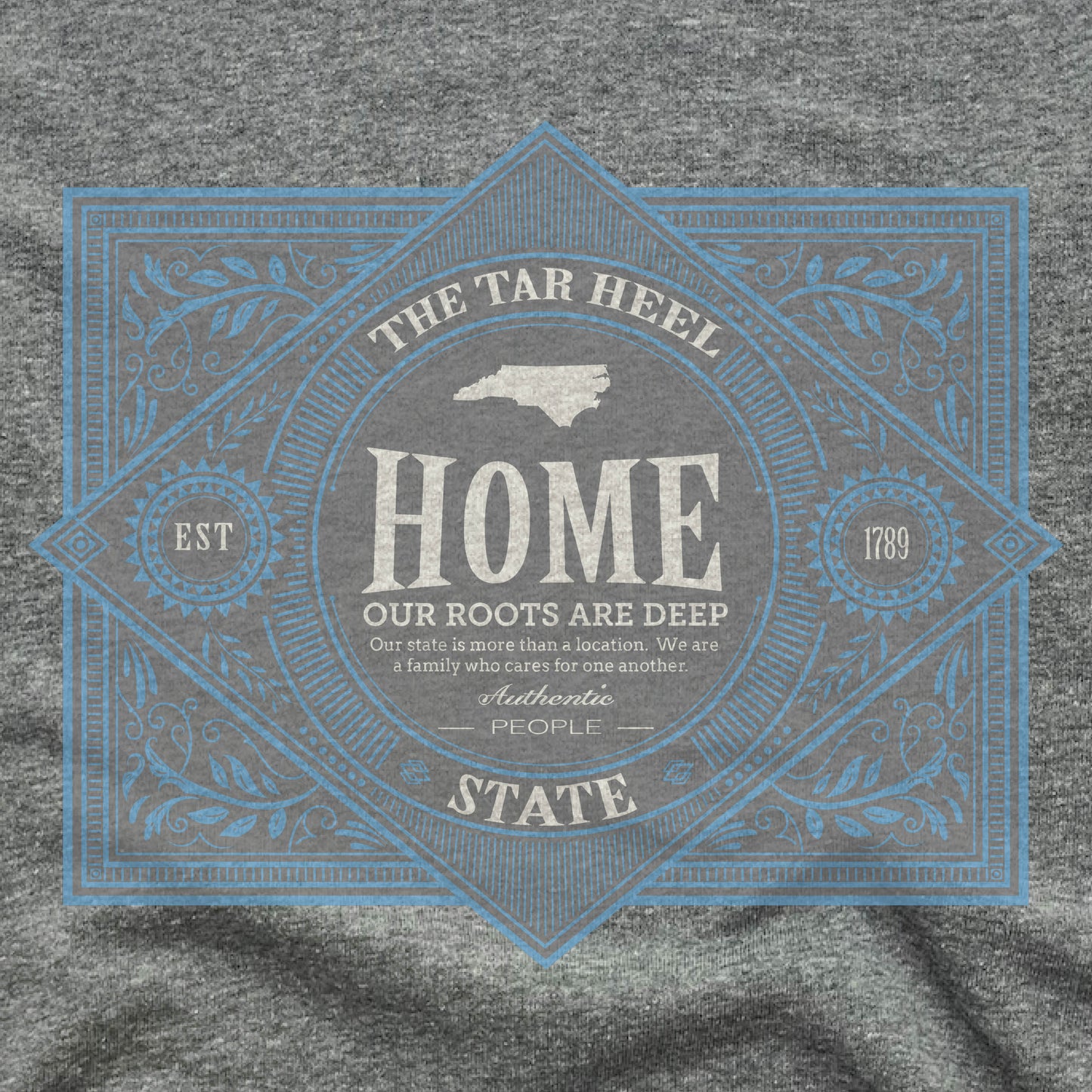 NORTH CAROLINA | FREESET UNISEX TEE | VINTAGE