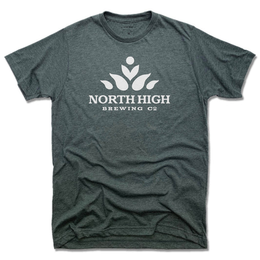 NORTH HIGH BREWING CO | UNISEX TEE | WHITE LOGO