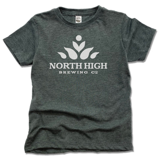 NORTH HIGH BREWING CO | KIDS TEE | WHITE LOGO
