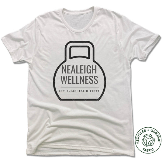 NEALEIGH WELLNESS | UNISEX WHITE Recycled Tri-Blend | LOGO