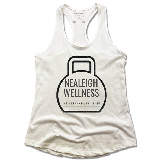 NEALEIGH WELLNESS | LADIES WHITE TANK | LOGO