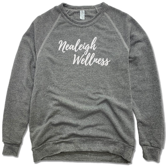 NEALEIGH WELLNESS | FLEECE SWEATSHIRT | WHITE LOGO