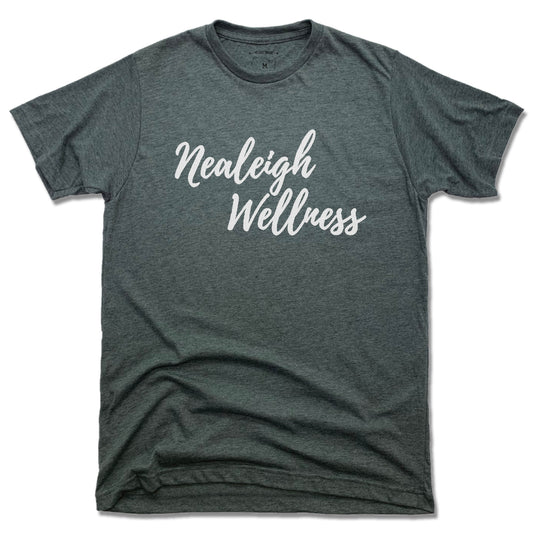 NEALEIGH WELLNESS | UNISEX TEE | WHITE LOGO