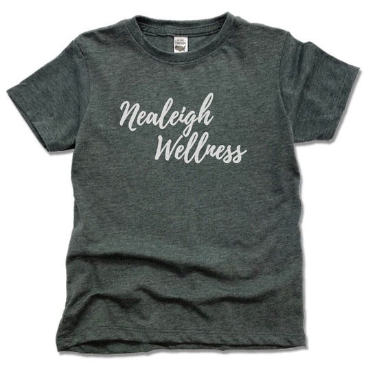 NEALEIGH WELLNESS | KIDS TEE | WHITE LOGO