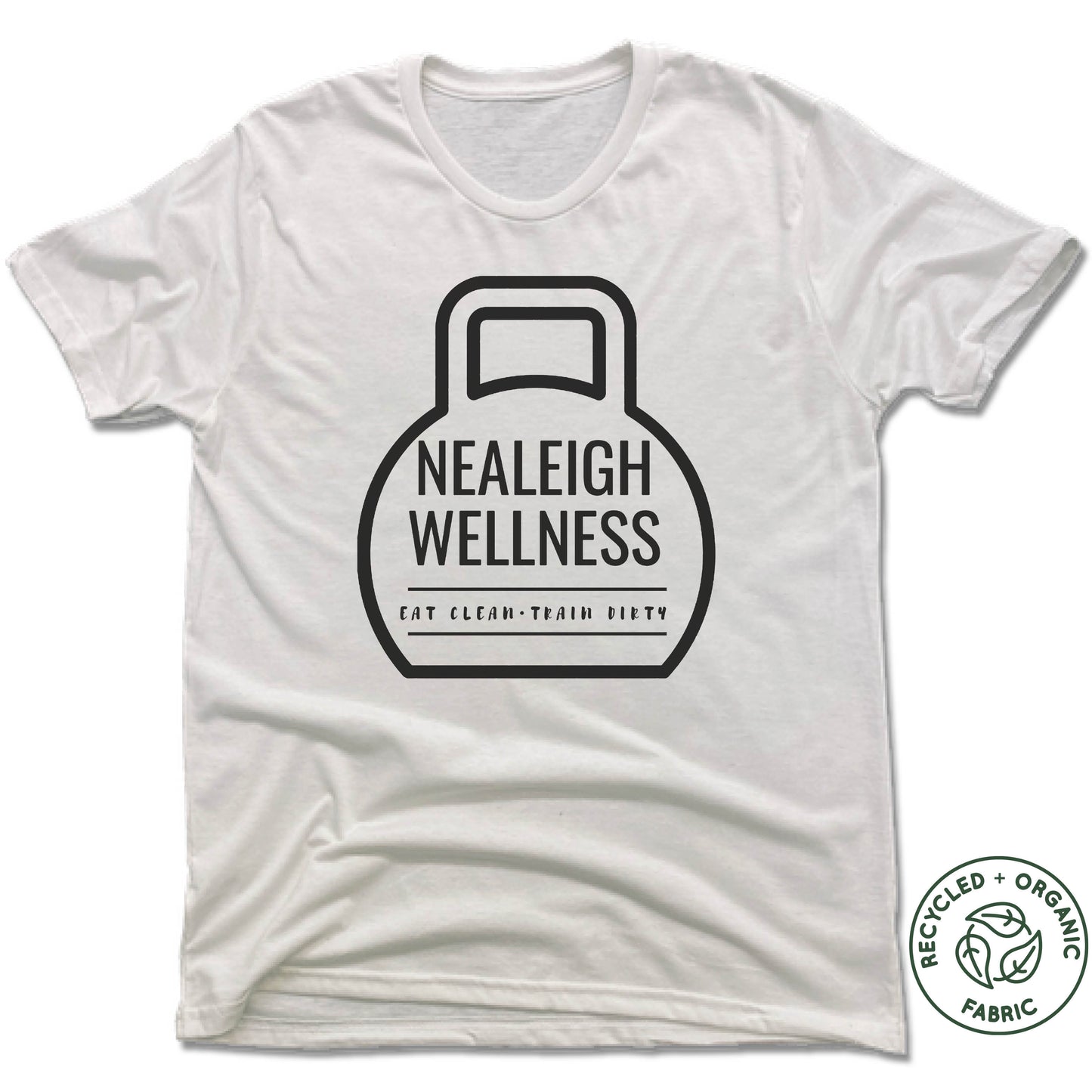 NEALEIGH WELLNESS | UNISEX WHITE Recycled Tri-Blend | LOGO