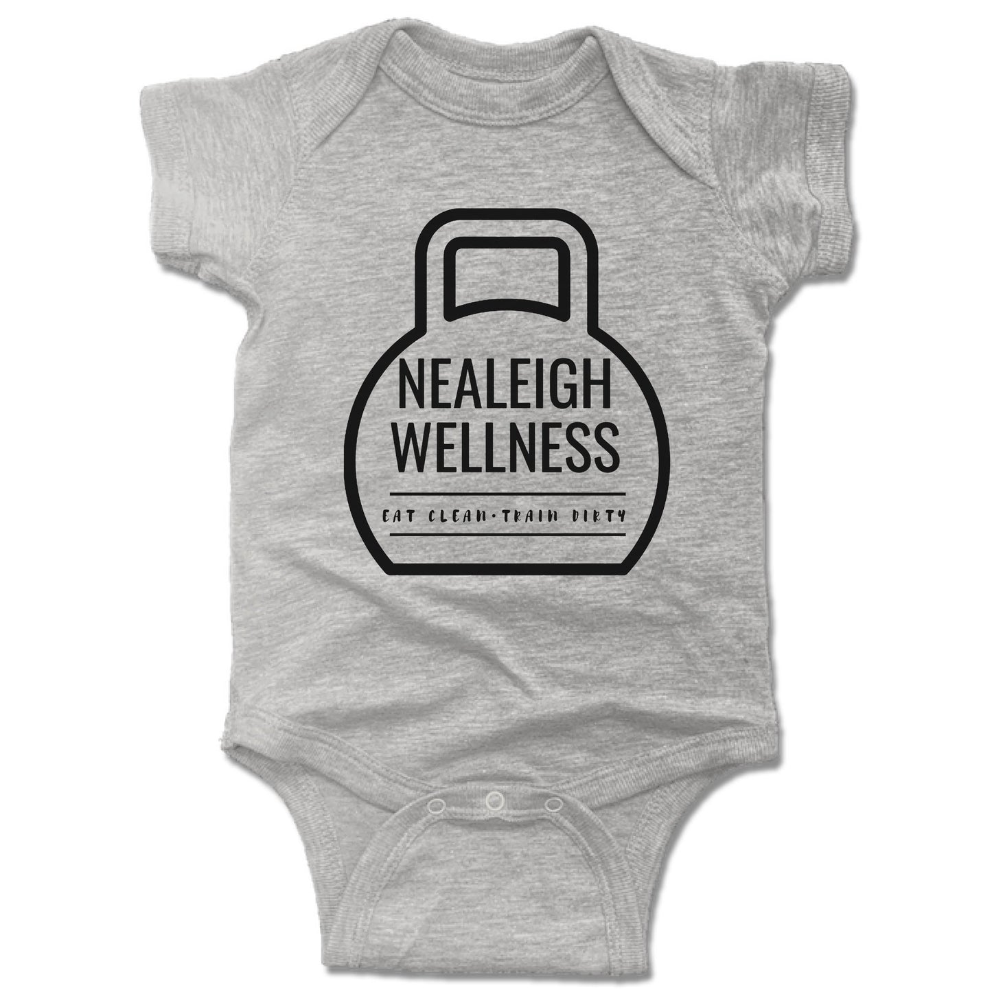 NEALEIGH WELLNESS | GRAY ONESIE | LOGO