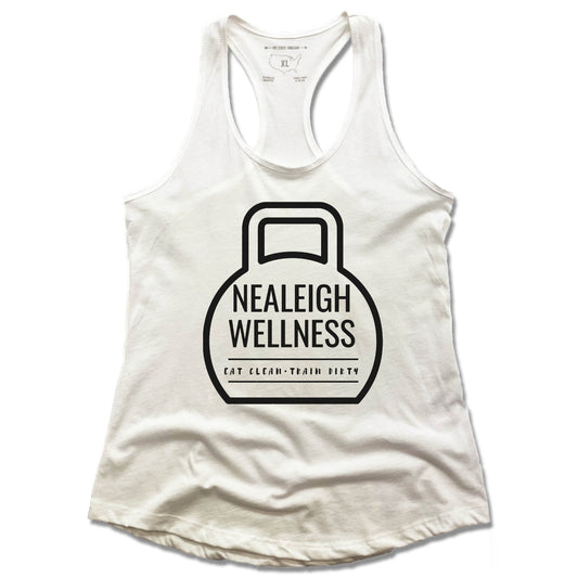 NEALEIGH WELLNESS | LADIES WHITE TANK | LOGO