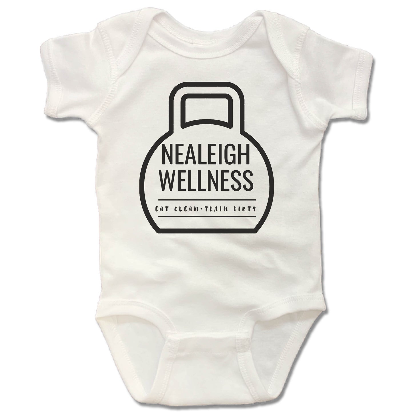 NEALEIGH WELLNESS | WHITE ONESIE | LOGO