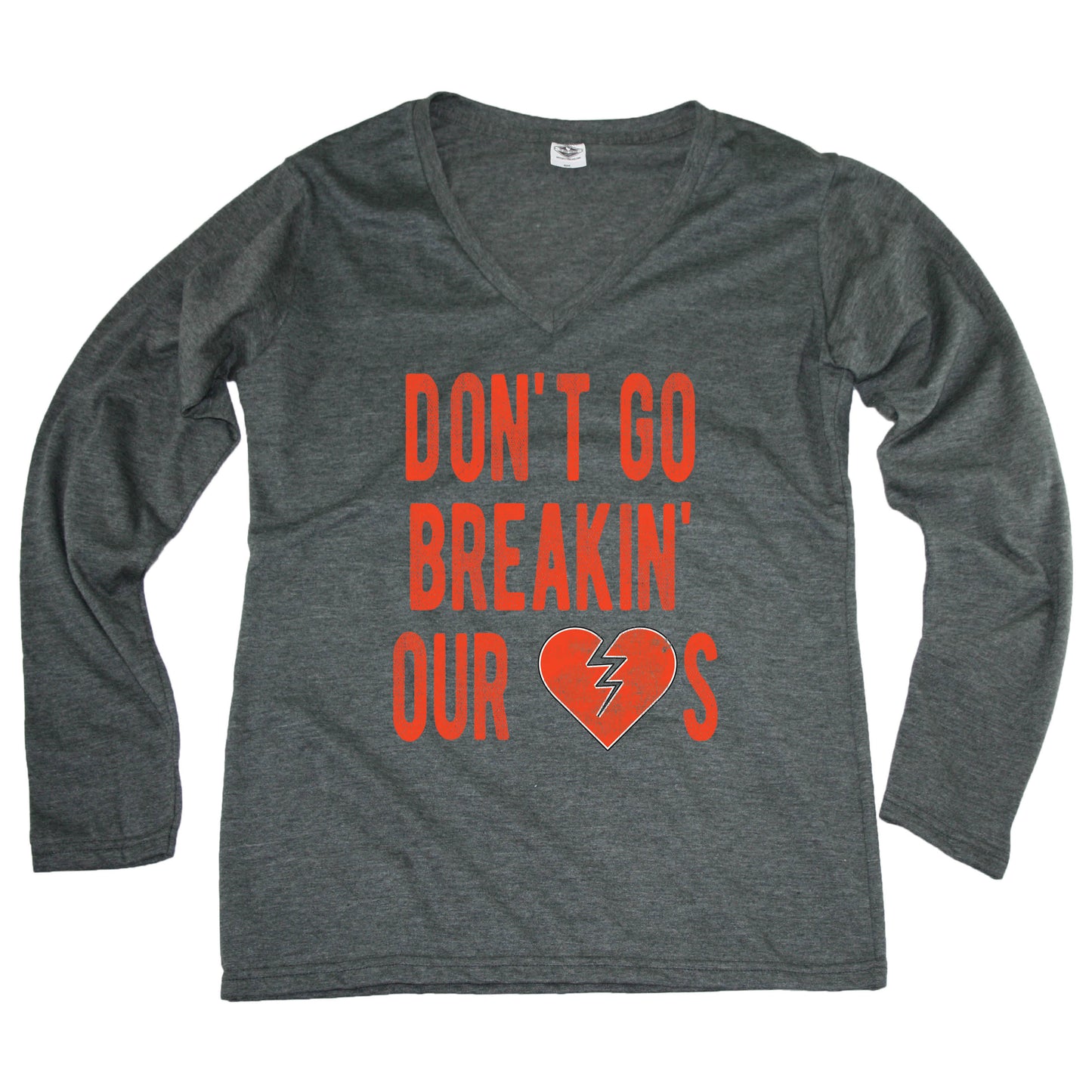 Don't Go Breaking Our Hearts - Cleveland - Ladies' Longsleeve
