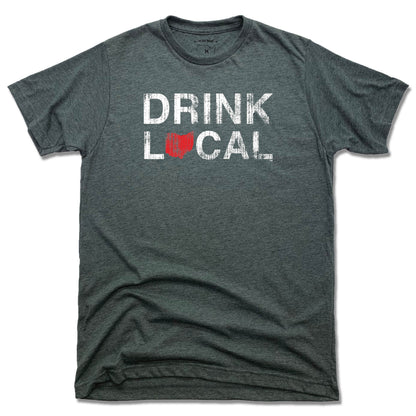 OHIO TEE | DRINK LOCAL | RED