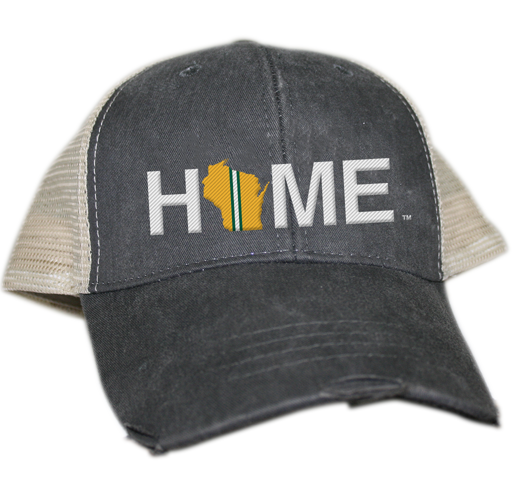 WISCONSIN HAT | HOME | Green/Yellow