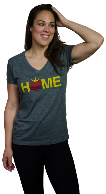 OHIO LADIES V-NECK | HOME | CROWN