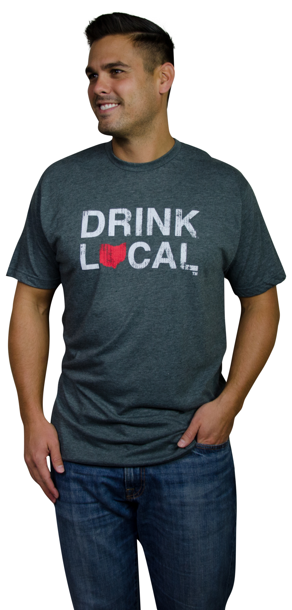 OHIO TEE | DRINK LOCAL | RED