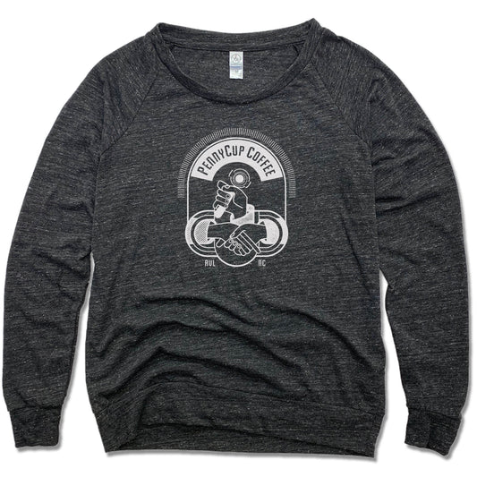 PENNYCUP COFFEE CO | LADIES SLOUCHY | LOGO
