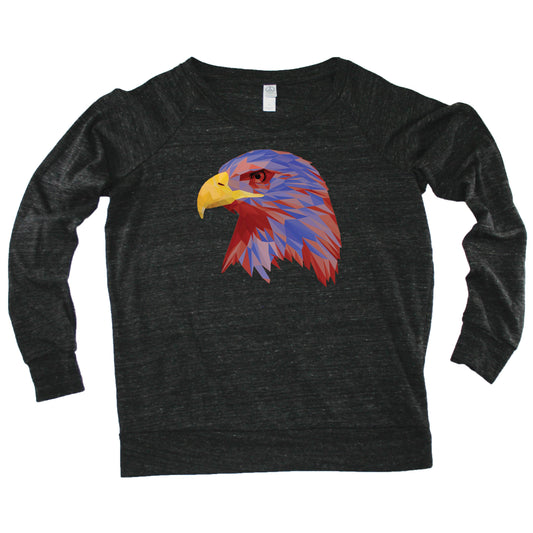 Low-Poly Eagle - Slouchy Top