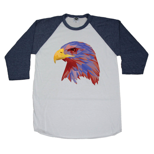 Low-Poly Eagle - 3/4 Sleeve