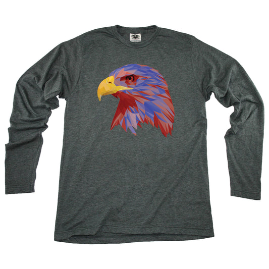 Low-Poly Eagle - Unisex Longsleeve