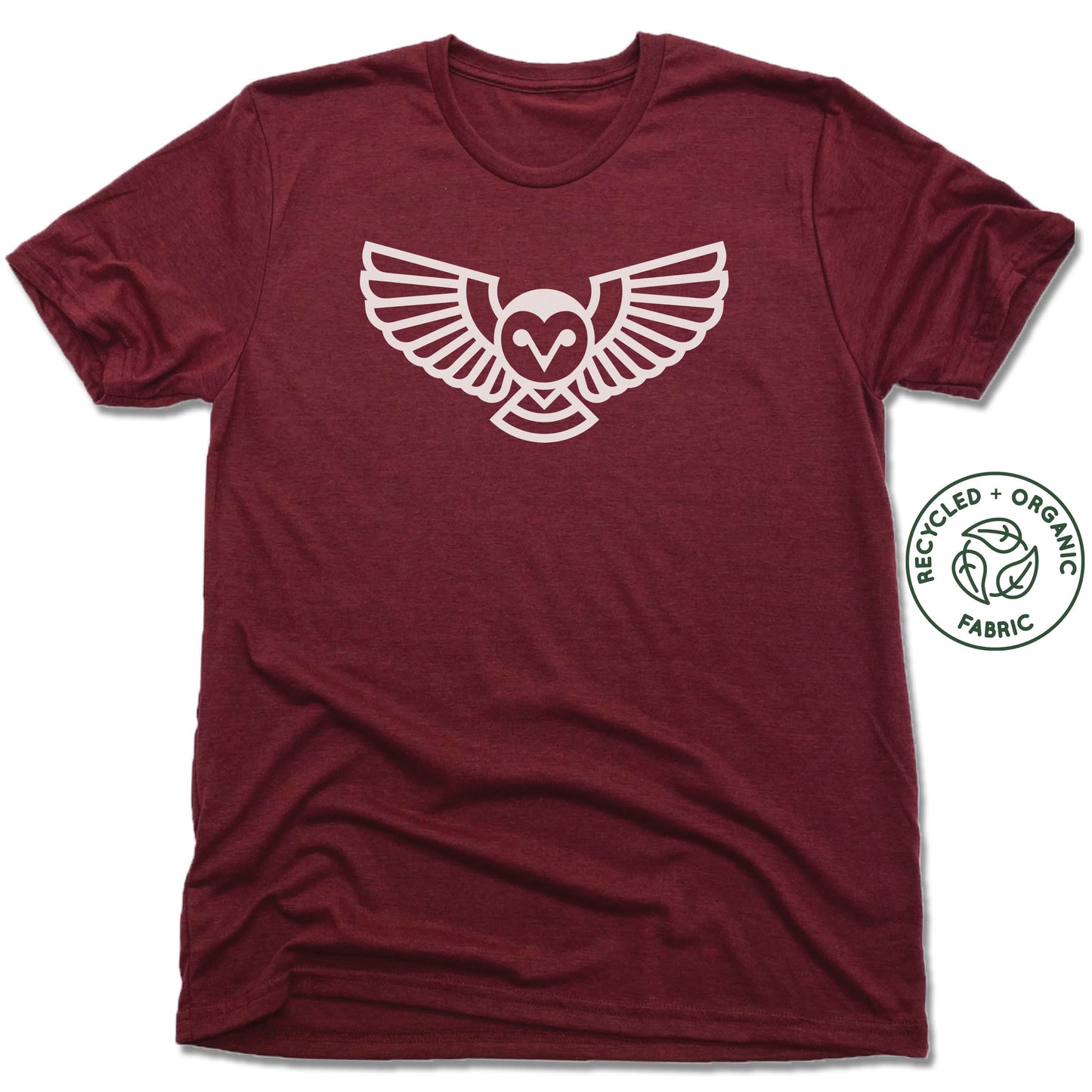 QUEEN CITY GROUNDS | UNISEX VINO RED Recycled Tri-Blend | OWL