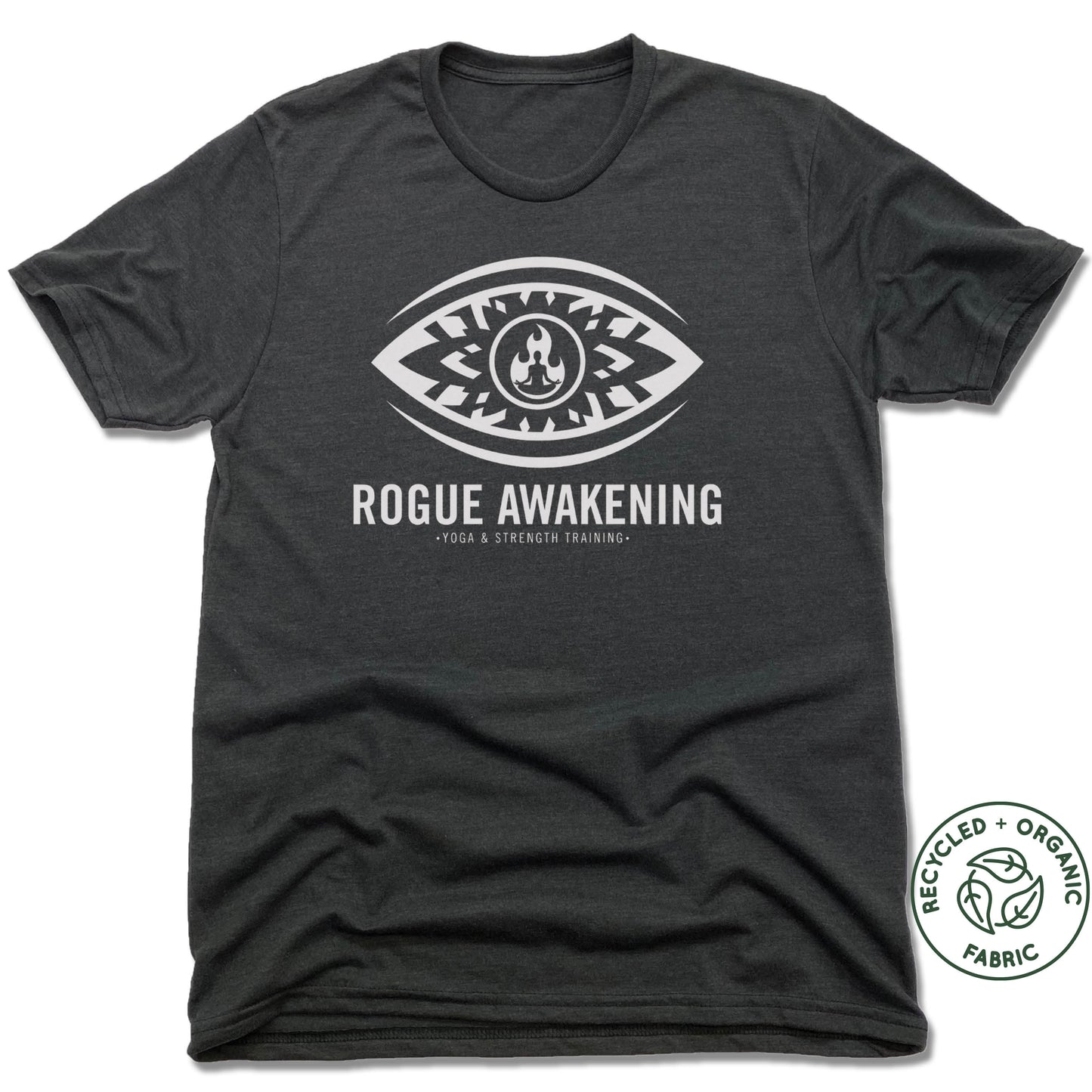 ROGUE AWAKENING | UNISEX BLACK Recycled Tri-Blend | LOGO