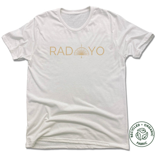 RADIANCE YOGA | UNISEX WHITE Recycled Tri-Blend | RADIYO
