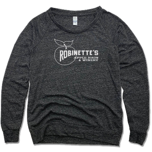 ROBINETTE'S APPLE HAUS & WINERY | LADIES SLOUCHY | LOGO