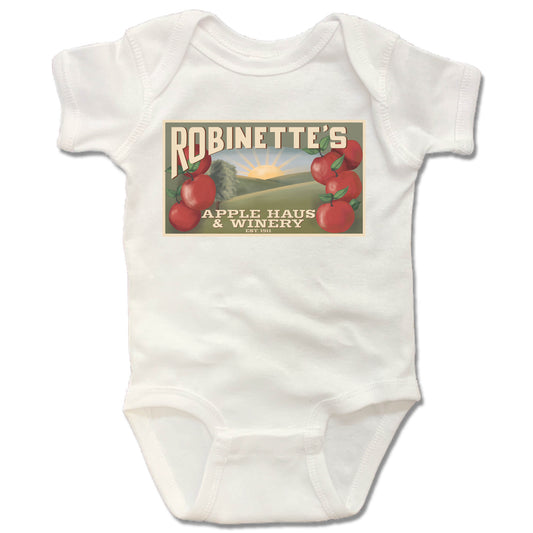 ROBINETTE'S APPLE HAUS & WINERY | WHITE ONESIE | POSTER
