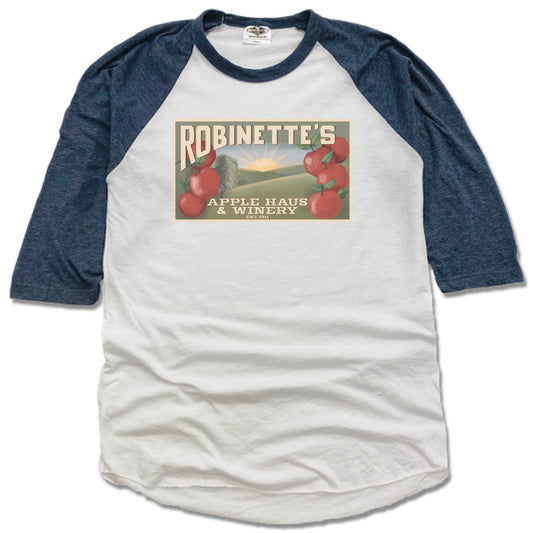 ROBINETTE'S APPLE HAUS & WINERY | NAVY 3/4 SLEEVE | POSTER